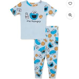 Sesame Street Cookie Monster Toddler Pajama Set